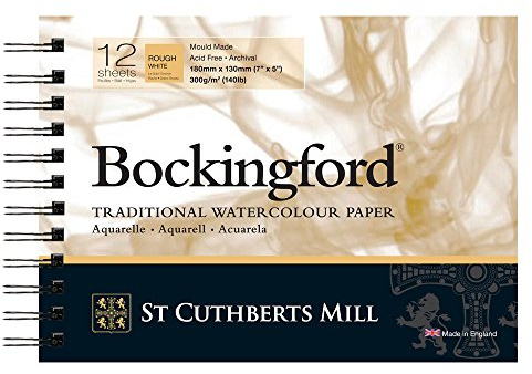 Bockingford 300gsm Spiral Pad 7 x 5 (180 x 130mm) Rough
