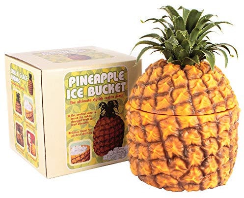 Bar Bespoke Seau à glace rétro en plastique en forme d'ananas
