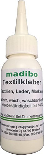 Madibo Colle textile imperméable à l'eau, résistante à la chaleur et au repassage, flexible