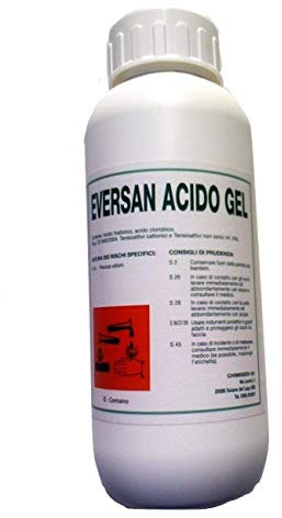 ACIDO PER PULIZIA DI IDROMASSAGGI E SPA - EVERSAN ACIDO GEL 1 LT