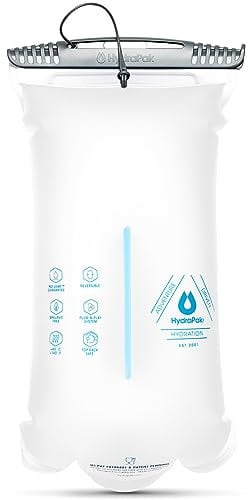 Hydrapak wendbare, leistungsstarke Trinkblase SHAPE-SHIFT 2L, Transparant
