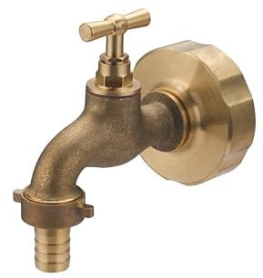 Robinet de Cuve Traditionnel + Raccord adaptateur S60 - Femelle 20x27 (3/4) AROZ