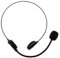 Dailymall Men Women Halloween Black Headset Mic Microphone Cosplay Costume Prop