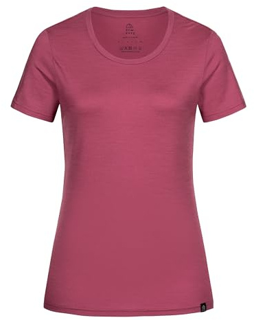 TOM FYFE Premium Merino T-Shirt Slim Fit - Oeko-TEX® Zertifiziert - 100% Merinowolle Damen Kurzarm Shirt - feuchtigkeitsregulierend, atmungsaktiv, geruchshemmend – Made in Europe