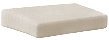 chilly pilley Gartenkissen für Polyrattan Möbel Gartenstuhlauflagen Hochlehner Sitzpolster Sitzkissen Gartenstuhl Waschbar Abnehmbar mit Reißverschluss (Sitz 60x60x15 Creme)