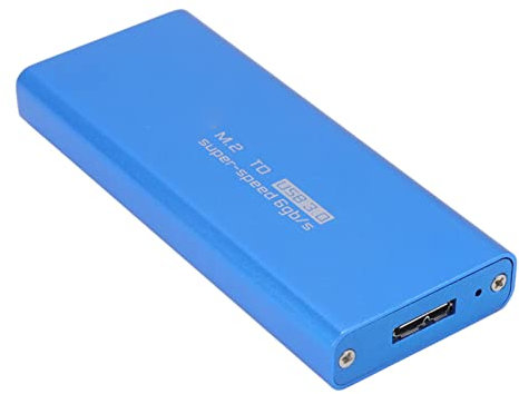 Septpenta Msata auf USB 3.0 Enclosure Adaptergehäuse, Aluminiumgehäuse, Schlankes Design, 6 Gbit/S Übertragungsrate, Erweiterter Externer Speicher, MSata SSD für 30 X 30 MM Oder 30 X 50 MM SATA HDD