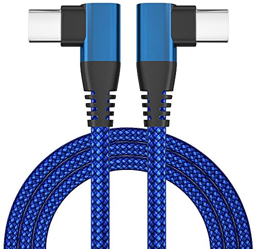 BIBTIM Cable USB C a USB C de 1M, 1-Pack, Cable de carga USB 2.0 Tipo C de 60 W, compatible con MacBook iPad Air 5 Pro 2021 Galaxy S22 S21 Ultra S20 FE S10 A12 Mi 11 Note 10 Pixel 6 5 4a