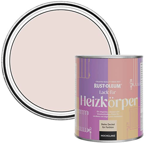 Rust-Oleum Pink Heat Resistant Radiator Paint in Gloss Finish - Elbow Beach 750ml