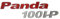 labelbike - 3D Harz Sticker Panda 100 PS Schriftzug Autoemblem in Rot und Silber kompatibel mit FIAT Panda