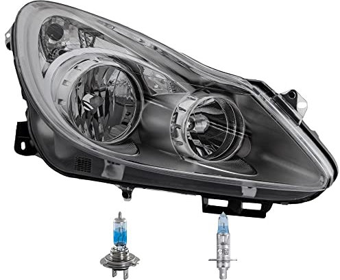 EISENFELS Set 106570055 erstellt mit Scheinwerfer rechts + COOL BLUE INTENSE H1 H7 Leuchtmittel kompatibel mit Corsa D S07