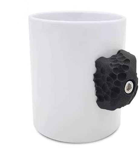Asiasioc Tazza da arrampicata su roccia con manico per tazza da campeggio, da viaggio, per tè, caffè, sport all'aria aperta, tazza d'acqua, campeggio, escursionismo, arrampicata su roccia