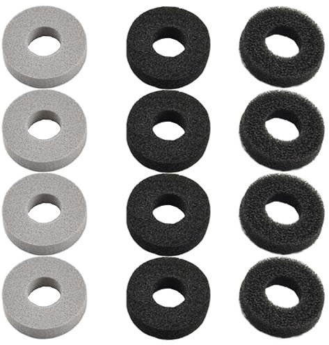 12 Pack Thumbstick Stoßdämpfer Zubehör Kompatibel mit Playstation 5(PS5)/Steam Deck/Xbox One/Switch/Switch OLED/Switch Pro Controller, 3 Verschiedene Stärken