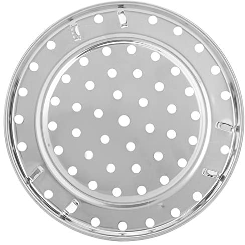 Steam Holder, Stainless Steel Steam Holder Steamer Cookware Round Steaming Tray Insert, Tray Shelf Cooking Accessories for Pots Pans Crock Pots (Small Diameter 20cm)