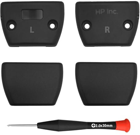 Cloud II Scharnierabdeckungen wie die OEM Cloud 2 Schieberabdeckungen, gute Passform, Scharnier-Seitenschnallen, Ersatzteile, kompatibel mit HyperX Cloud 2 Wireless Gaming-Headset (schwarz)