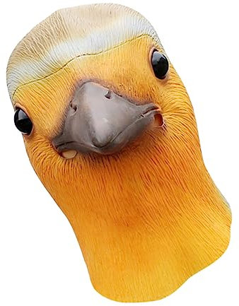 PACKOVE Vogel Kostümparty und Realistisch für Maskerade Orange