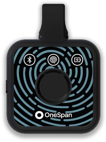 Digipass OneSpan FX1 Bio | Sicherheitsschlüssel für Passkey | FIDO2-zertifiziert | Biometrische Authentifizierung | Phishing-resistent