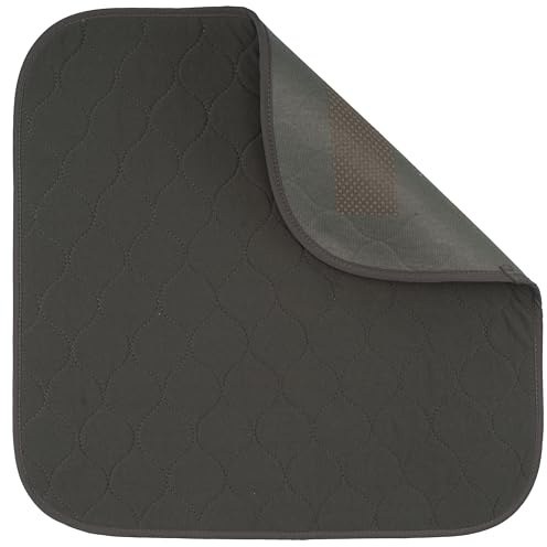 Sensalou Inkontinenz Stuhlunterlage Sitzunterlage wasserdicht waschbar 45x45 cm Grau