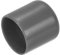 sourcing map 20pcs Rubber End Caps 25mm(1) ID Vinyl PVC Round Tube Bolt Cap Cover Screw Thread Protectors Dark Grey