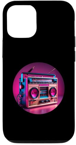 iPhone 14 Car radio vintage logo. Case