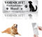 Vorsicht Freilaufender Hund Schild, Warnschild Hund Aluminium Betreten auf Eigene Gefahr Schild 25x9cm Gebürstetes Aluminium mit 4 Vorgebohrten Löchern
