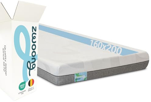 TUUR Zwoong® Polar Matratze - Kaltschaummatratze - Water Fresh Foam - Besser Schlafen - 7 Komfortzonen - 160x200 cm