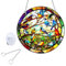 Kolibri Sonnenfänger 20 cm Doppelseitiger Acryl Fenster Sonnenfänger Mit Kette Zum Aufhängen Und Saugnapf gebeizter Vogel-Sonnenfänger für Fenster, Terrasse, Wand, Haus und Garten (Kolibri-Modell)