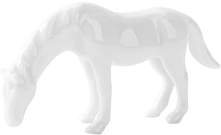 ERINGOGO 1 Stück Keramik Ornamente Dekorationen Stil Kleines Ornament Porzellan Das Mini Pferdefiguren Spielzeugpferd Weiße Keramik