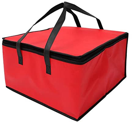 Grande borsa termica termica isolata in tessuto non tessuto per la conservazione del calore, in cotone perlato, in foglio di alluminio, portatile, per conservare il calore, borsa da asporto da donna