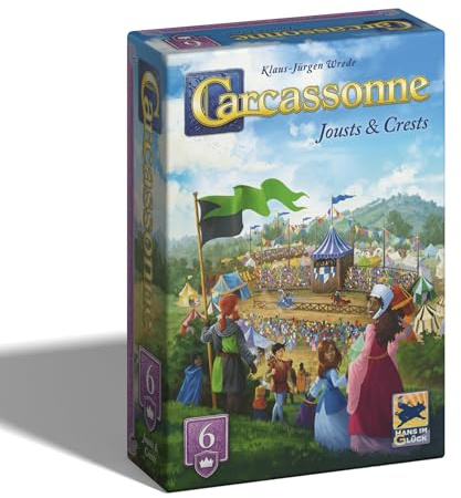 Hans im Gluck | Carcassonne: Jousts & Crests Expansion 6 Refresh | Board Game Expansion | Ages 7+ | 2-5 Players | 45 Minutes Playing Time