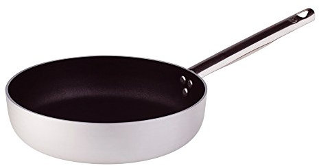 Pentole Agnelli ALSA111S32 Padella Dritta Agnelli Alluminio 3Mm Con Manico Ø 32 Cm Antiaderente Pentola