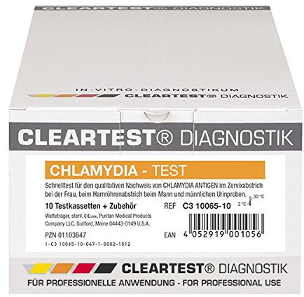 CLEARTEST 05956795 Chlamydia Komplettset (20-er Pack)