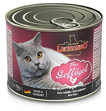 LEONARDO Feuchtnahrung Geflügel pur 6x200g