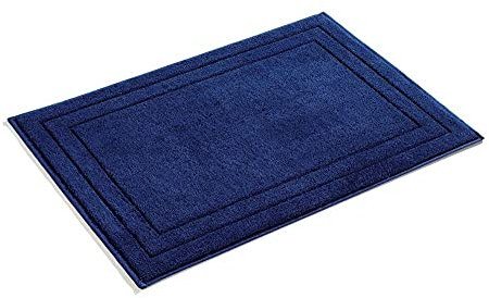 PANA Frottier-Serie Jasmina • Frottee Handtücher Set • weicher Badteppich • 100% Baumwolle • Ökotex Zertifiziert • Badematte • Größe: 50x70 cm • Farbe: Blau