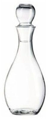 Personalised 1 Litre Curved Glass Decanter with Stopper With Free Engraving - Enter Your Own Custom Text