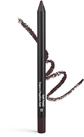 Inglot Kohlestift, Einfacher Auftrag, Verblendbar, Wasserfest, Wischfest, Cremige Textur, Flexible Spitze, Feuchtigkeitsspendend, Verdichteter Wimpern Effekt 1,2 gr : 03