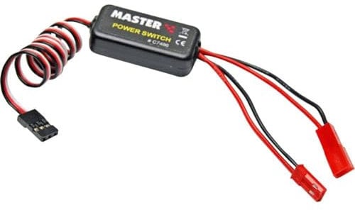 Master Powerschalter, Transistor, Fernbedienung, EIN-AUS, Schwarz
