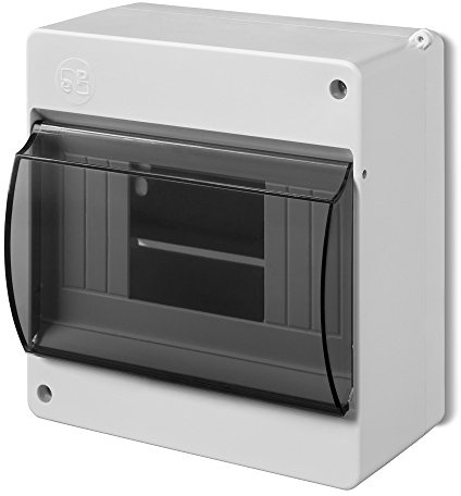 Sicherungskasten Verteilerkasten 6 Module Aufputz IP30