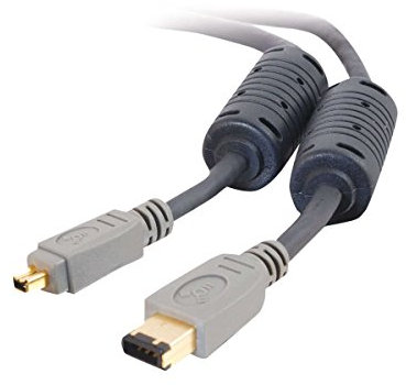 C2G 2 m ieee-1394 a FireWire 6-auf Pin Kabel Grau grau 4,5 m