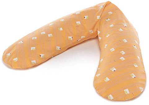 Theraline Stillkissen Mikroperlenfüllung Design 87 Kükenspaß orange