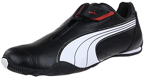 PUMA Herren Hose Redon, Bass, Black White High Risk Red - Größe: 43 EU