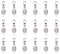 PH PandaHall 50pcs Glue-on Flat Pad Bails Pendant Bails Oval Jewellery Findings for Earring Necklace Bracelet Jewellery Making 1x0.3 inch, Antique Silver