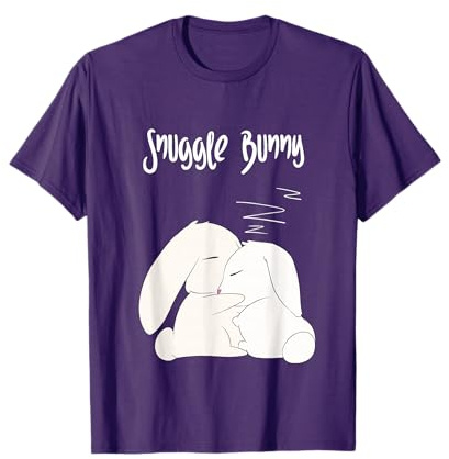 Snuggle Bunny - Funny Sleeping Rabbits T-Shirt T-Shirt