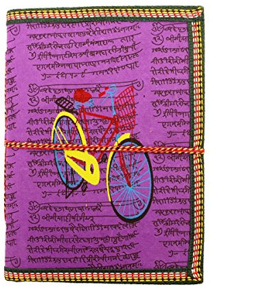 Purpledip fait ? la main papier journal Catch Me IF You Can '?: vintage Diary Portable avec filetage Fermeture (11162)