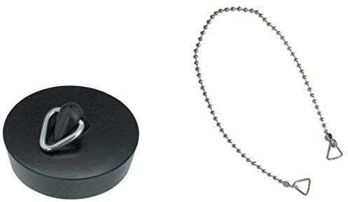 Abflußstopfen 40,5 mit Kette 45 cm Abflußstöpsel Stopfen Stöpsel Waschbeckenstopfen Waschbeckenstöpsel