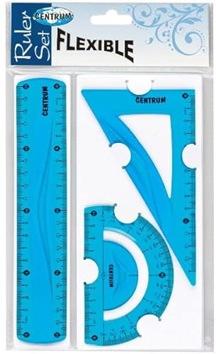 FLEX Set: Lineal, Winkelmesser, Dreieck-Lineal