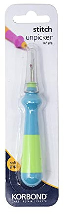 Korbond Easy Grip Seam Ripper - Descosedor de puntadas con mango ergonómico grande