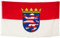 SCAMODA Bundes- und Länderflagge aus wetterfestem Material mit Metallösen, Outdoor Fahne & Flagge (Hessen) 150x90cm