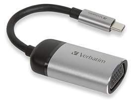Verbatim USB-C to VGA Adapter - USB 3.1 GEN 1/VGA 10 cm Cable, 49145