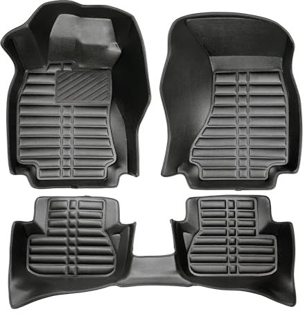 fussmattenprofi.com Auto Fussmatten Passend für Audi A4 (B8) Baujahr ab 2007-2015 I 100% Passgenau Geruchlos Allwetter Fussraumschale I 5D Premium TPE Fußmatten Set