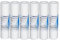 Lafiucy 5 Micron 10 x 2.5 Filtro de Agua Sedimentado para Toda la Casa Cartucho de Reemplazo Compatible con Unidad de Osmosis Inversa de 10 pulgadas,6pack